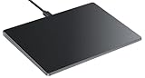 seenda Touchpad für PC, Aktualisiertes Kabelgebundenes Trackpad aus Gehärteten Glasoberfläche und Aluminumbasis, Hochpräzise Navigation, Externes Touchpad Maus für Windows 10/11(Schwarz)