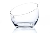 Sandra Rich Glasschale BEXA mit schrägem Rand D. 18,5cm H. 15,5cm rund