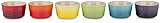 Le Creuset 6er-Set Mini Förmchen aus Steinzeug, Je 100 ml, Steinzeug, Regenbogen, 79134108359030