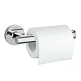 hansgrohe Logis Universal - Toilettenpapierhalter, Klopapierhalter für Wandmontage, Klorollenhalter, verdeckte Befestigung, Badezimmer Zubehör, Chrom, 41726000