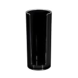 Spirella Wattepadspender Wattepadhalter Acryl Sydney Make-Up Kosmetikorganizer 16,5 x 7 cm Schwarz