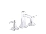 Kohler 27399-4K-CP RIFF Waschbeckenarmatur, weit verbreitet, poliertes Chrom