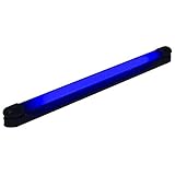 Eurolite UV-Röhre Komplettset 60cm 18W slim | Anschlussfertiges Set mit UV-Röhre | Schwarzlicht | Perfekt für Partyräume und Blacklight Mottopartys