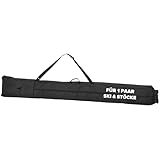 ATOMIC SKI Sleeve I Skitasche für Ski & Stöcke I Längenverstellbares 205cm Rolltop I Wasser- & schmutzabweisend I Premium Skiersack mit Tragegurt I Kratzfeste Ski-Transporttasche