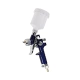 wisoolkic 120 ml Mini Farbspritzgerät mit großem Fassungsvermögen sorgt für gleichmäßig gesprühte Luftzufuhrfarbe. Professionelle hocheffiziente Ergebnisse. Hocheffiziente