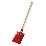Robuste Schaufel für Kinder 30cm – Robuste Metallschaufel mit Holzstiel – Ideal für Kleinkinder – Bunte Spielzeugschaufel für erste Grab-Abenteuer
