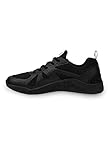 Gorilla Wear Bodybuilding Fitness Schuhe Gym Hybrids - schwarz/schwarz - Trainingsschuhe Sportschuhe Sport Alltag Multifunktionell Bequem Training mit Logo maximale Bewegungsfreiheit, 45