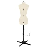 Schneiderpuppe Supa Fit Damen Gr. S (34-42), weiblicher Torso, Büste, verstellbare Drehregler, individuelle Anpassung an Hals, Taille, Brust, Hüfte (beige, S)