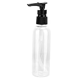 BUGUUYO 6St Desinfektionsspender Shampoo-Spender klare Reise Reisebehälter für Toilettenartikel lotionspender Lotion Spender flüssigseife Pumpflasche drücken Black