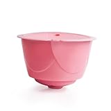 MAGICLULU 6Stücke Wiederverwendbare Kaffeekapseln Aus Nachfüllbare Filter Für Dolce Kaffeemaschinen Teiliges Mit Löffel Und Bürste Zufällige Farbe Langlebig Und Rostfrei