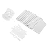 ELAYARD Vertikale Jalousien Ersatzteile Lamellen Perlenkette Untere Gewichte Doppelhaken Robust Für Fenster DIY Lamellenvorhang Zubehör