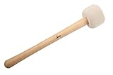 XDrum MBD1-H Marsch Schlägel für große Trommel hart (Drumschlägel, Trommelstock, Konzertschlägel für große Trommel, Länge: 32cm, Kopfdurchmesser: 6,5cm)