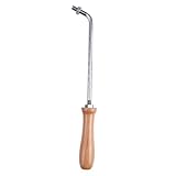 WEKAMOS Kuchenstempel Griff Holz Ergonomischer Hitzebeständiger Stempel für DIY Backen Langlebig Hochwertigem Holz und Kupfer für Keks und Logo Prägungen