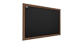 ALLboards Kreidetafel mit lackiertem Holzrahmen 70x50cm, Schwarz, Schreibtafel, Kreide, Kreidetafel zum aufhängen, Kreidetafel wand, Tafel schwarz, Schreibtafel zum Aufhängen, Tafel gastronomie