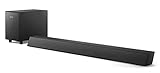 Philips Audio B5305/10 2.1-Kanal TV Soundbar mit Subwoofer kabellos | 70 W RMS | HDMI ARC | Bluetooth, optische & Audio 3.5 mm | Fernbedienung | Markantes Design Inklusive Wandhalterung