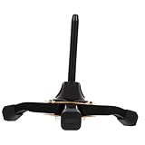 CLISPEED Klarinettenständer Faltbar aus Verstärktem Tragbarer Dreibeiniger Halter für Klarinette Oboe und Querflöte Stabiler Gelber Windinstrumentenständer Platzsparend und Robust