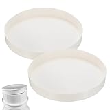 YOFDAL 2 Stück Lüftungsrohr Abdeckung für Muffenstopfen DN 110mm - Rohrabdeckung Deckel, PVC Abdeckkappe Abwasserrohr Deckel Endkapp, Rohrstopfen Rohrverschlussstopfen für Drainagerohre