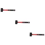 jojofuny 3St Installationshammer resilienz elastic Fasergriff robuster Gummihammer kleiner Hammerhammer Mini Zelte werkzeug Handwerkerhammer Hammer für Lederhandwerk weiches Gummi Schmuck