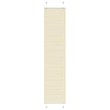 SKM Plissee Creme 50x200 cm Stoffbreite 49,4 cm Polyester,Heim & Garten,Dekoration,Fensterdrapierung,Jalousien & Rollos,Creme,0.56KG,4015303