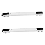 NUOBESTY 2stücke Kühlschranksockel Trocknersockel Gerätesockel Mobile Basis Für Waschmaschine Kühlschrank Und Andere Schwere Geräte Aus Hochwertigem Eisenmaterial Mit Rädern Für Einfachen t