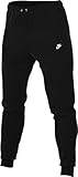 Nike Herren Club Ft Jogger Trainingshose, Black/Black/White,...