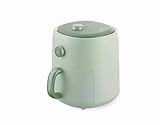 Empotec Vintage Luftfritteuse Backofen 200 Grad Garzeit Timer Grün 3 Liter Leistung 1200 W Spannung 220-240 V Griffe Multifunktions