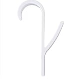 JiangZShangM 10PCS Haken für Handtuchheizkörper, Weiß, Rundheizkörper Haken, Heizkörperhake, Heizkörperhandtuchhalter, für Heizung Badheizkörper, Handtuchhaken für Heizkörper