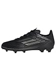 adidas Unisex Kinder F50 League Football Boots Firm Ground, Core Black/Iron Metallic/Gold, 32 EU