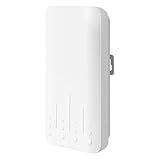HENLSON Outdoor WLAN Verstärker Wetterfester, IP65 WiFi Repeatermit AP Modus, 2.4Ghz 300 Mbit/s WiFi Expander,Eingebaute versteckte Antenne, Arbeitstemperatur -40℃—70℃，POE Stromversorgung