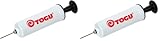 Togu Unisex – Erwachsene Ballpumpe Doppelhub Pumpe, Weiß, Einheitsgröße EU (Packung mit 2)