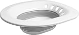 Cornat Bidet-Toiletteneinsatz - Passend für gängige WC-Sitz-Modelle - Pflegeleichter Thermoplast - weiß / Intimpflege & -hygiene / Faltbares Sitzbad / WC-Sitz-Zubehör / WC-Einsatz / ZYT763OH