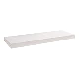 Velano - Bücherregal Wand - Wandregal 79,5x23,5 cm - Regal Wand - Schweberegal - Hängeregal - Regalbrett - Weiß - Küchenregal - Bücherregal Kinder - Deko Wohnzimmer - Gewürzregal Wand