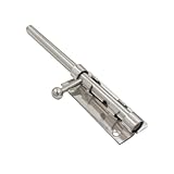 Wodsty Bolzenriegel für Badezimmer, WC, Schuppen, Tür, aus Edelstahl, silberfarben, für 360°-Installation, mit hochbelastbarem Design für Priy und Sicherheit