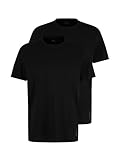 TOM TAILOR Herren Crewneck T-Shirt im Doppelpack, 29999 - Black, XL