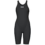 arena Damen Badeanzug Wettkampfanzug Powerskin ST 2.0 (Perfekte Kompression, Minimierter Wasserwiderstand), Black (50), 38