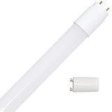 NCC-Licht LED Leuchtmittel T8 Glas Röhre 120cm 18W/865 G13 HO 2600lm Tageslicht 6500K kaltweiß mit Starter