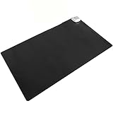 PrimeMatik - Heizteppich Thermisches Heizmatte Beheizter Teppich Pad-Schreibtisch 60x36cm 65W schwarz