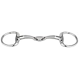 Sprenger SATINOX Olivenkopf Unterlegtrense 14 mm doppelt gebrochen - Edelstahl rostfrei, 135 mm Weite