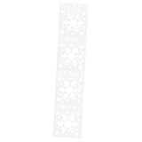 VILLCASE 4 Sätze Geometrische Schablonen Benutzerdefinierte Schablone Coole Schablonen Bookmarks Scheckheft Wiederverwendbare Malschablonen Dekorativer Bastelschnee Plastik 6 Stück * 4