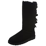 UGG, Damen Bailey Bow Tall Ii, Schwarz, 25 EU