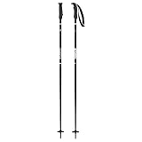 ATOMIC AMT Skistöcke - Schwarz - Länge 115 cm - Hochwertiger 3* Aluminium Skistock - Ergonomischem Griff am Stock - Verstellbare Handschlaufe - Stöcke mit 60mm-Pistenteller