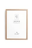 Artower® Bilderrahmen für DIN A4 21 x 30 cm Natur Holz...