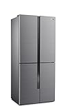 Gorenje NRM8182MX Side by Side Kühl-Gefrierkombination / 182cm/ 394 Liter/NoFrost Plus / MultiFlow 360° / CrispZone mit Feuchteregler / ConvertFreshZone / Twist Ice Maker / FastFreeze / Edelstahl-look