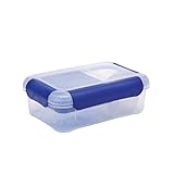 SMASH 40083 Bento-Lunchbox, Kunststoff, 1,6 Liter, Blau