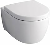 DSTOCK60 - Hänge-WC mit Deckel, weiß, ohne Rand, kompatibel mit Sphinx Serie 300 Basic Rimfree – 8711754416338