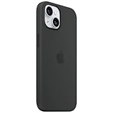 Apple iPhone 15 Silikon Case mit MagSafe – Schwarz ​​​​​​​