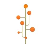 XHURWDZ643KM Eingang Garderobenhaken, Wandgarderobe, Hängegarderobe im Eingangsbereich, Metallgarderobe, kreative dekorative Hakenleiste for Mantel, Tasche, Handtuch, Hut Kleiderhaken Wand