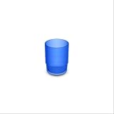 Ornamin Einnahmebecher, blau-transparent - 24 Stück