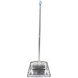 HEANUJJ Müllschaufel aus Edelstahl mit Ergonomischem Griff Kehrschaufel mit Langem Stiel für Bar Party und Haushalt Multifunktionale Reinigungskehrschaufel