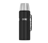 THERMOS STAINLESS KING BEVERAGE BOTTLE 1,2l, black mat,...